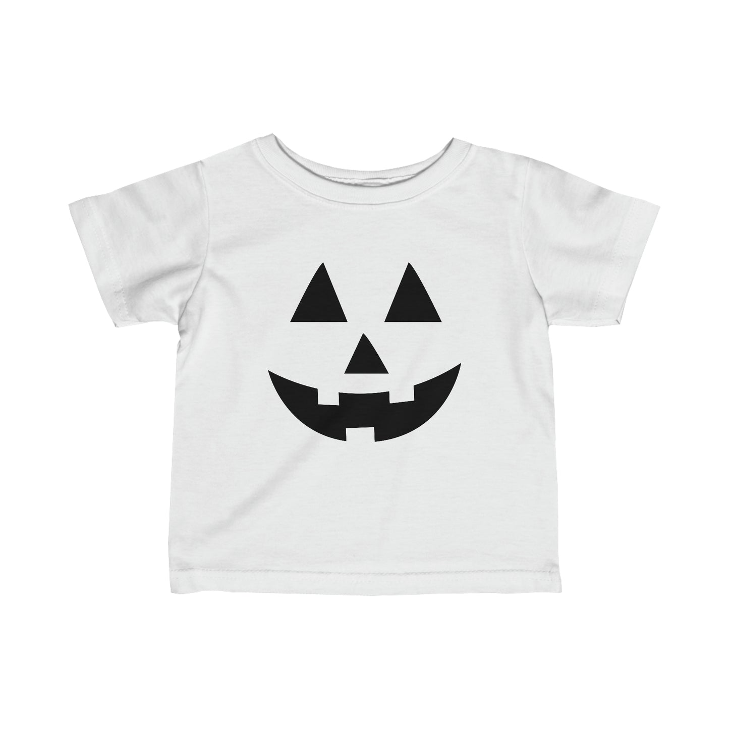 pink jack-o-lantern pumpkin tshirt for baby