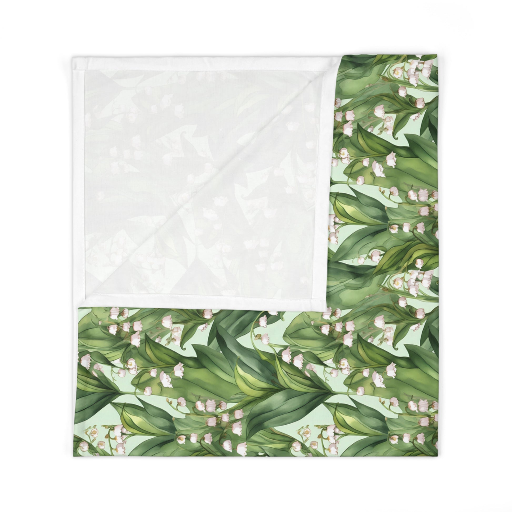 floral swaddle baby blanket