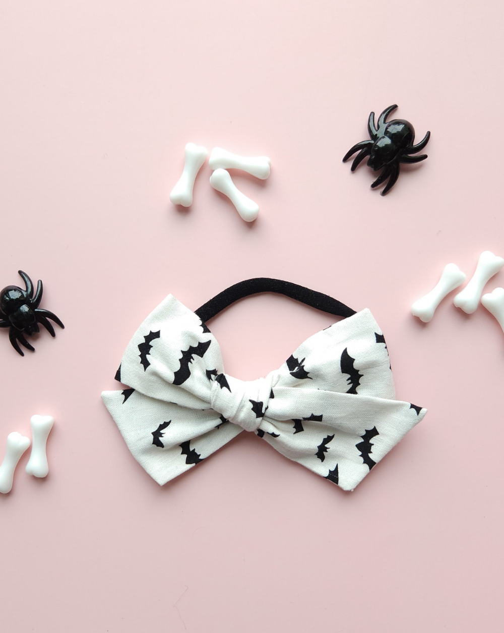bat Halloween baby toddler hair bow