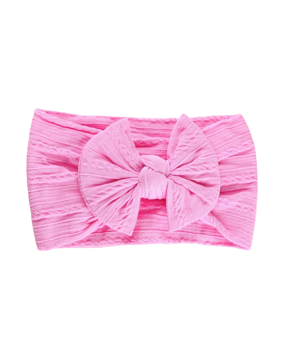 Cable Knit Headwrap | Pink