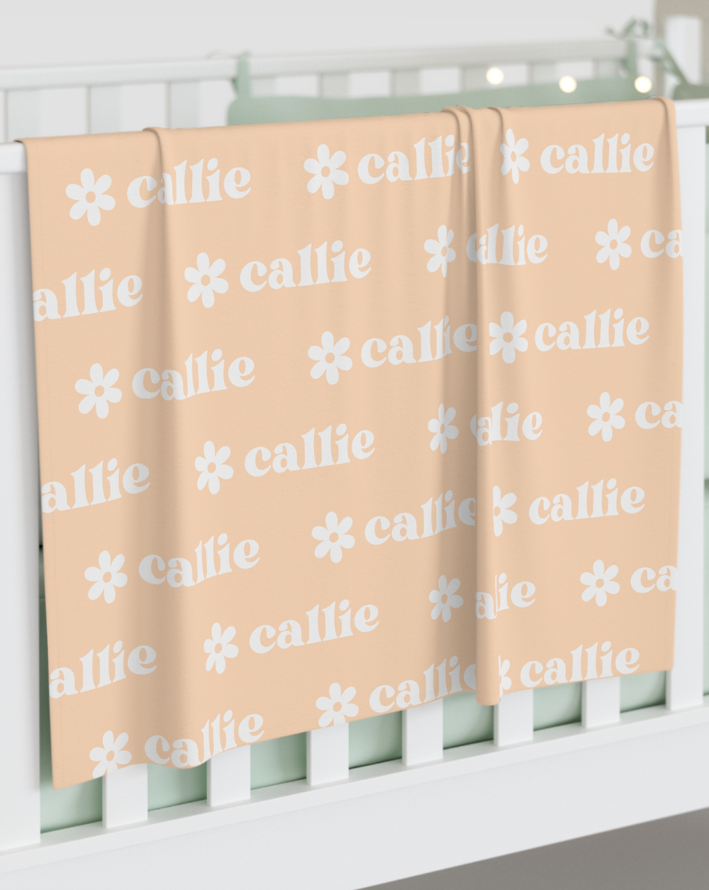 custom name baby swaddle blanket