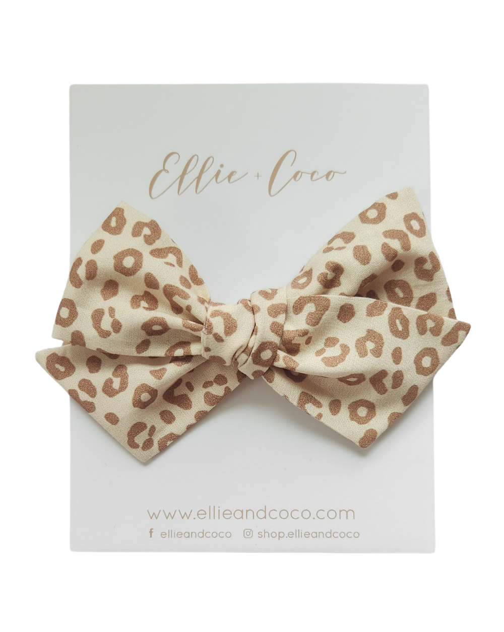 leopard baby girl headband bow and hair clip