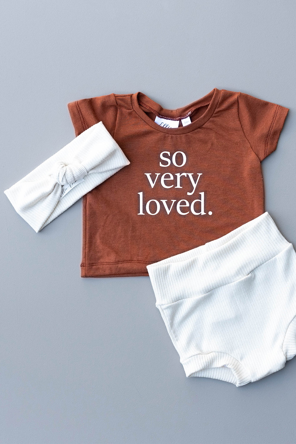 Baby headband and outfit.