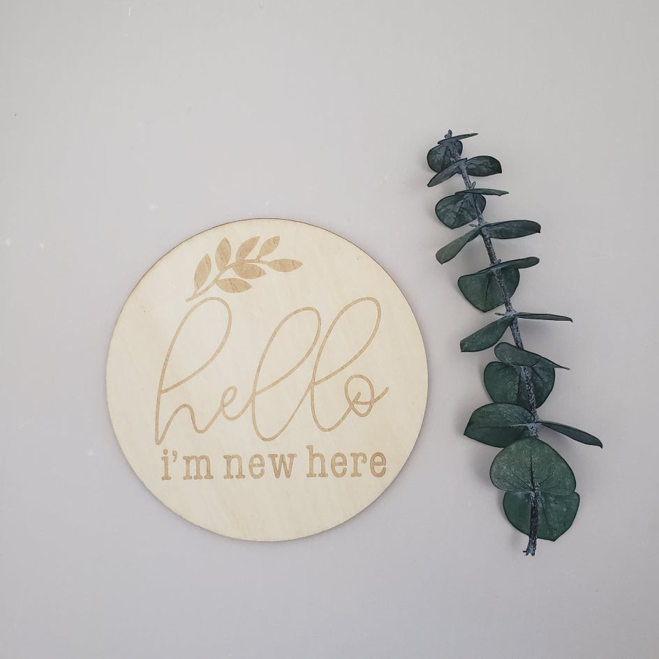 Birth Announcement Plaque