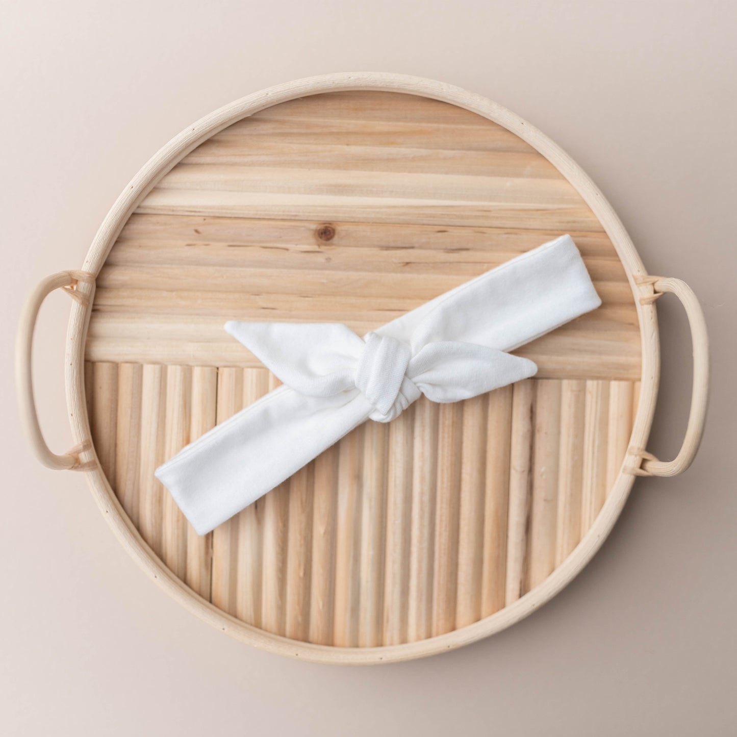 Baby headband for baptism.