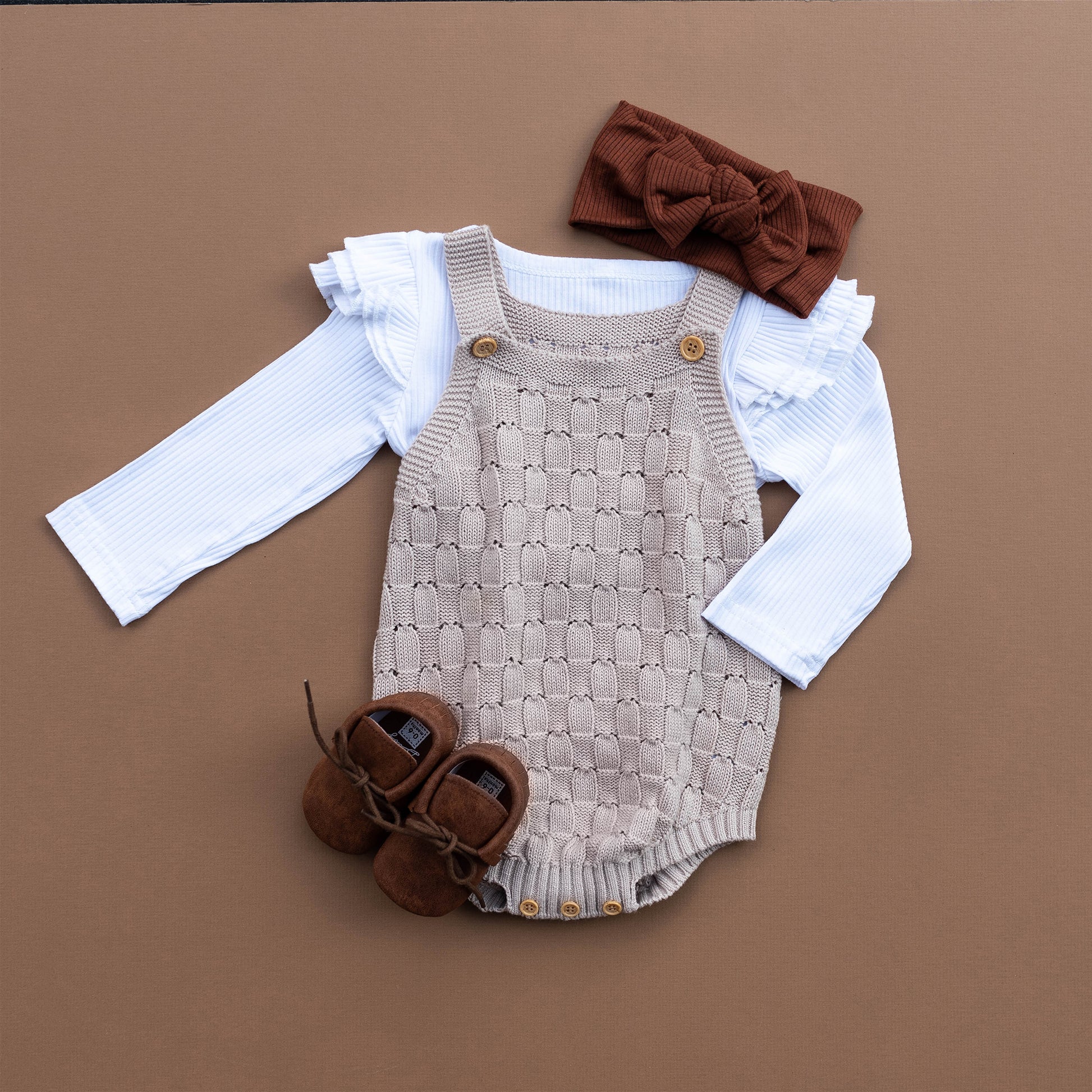 Baby headband and outfit.