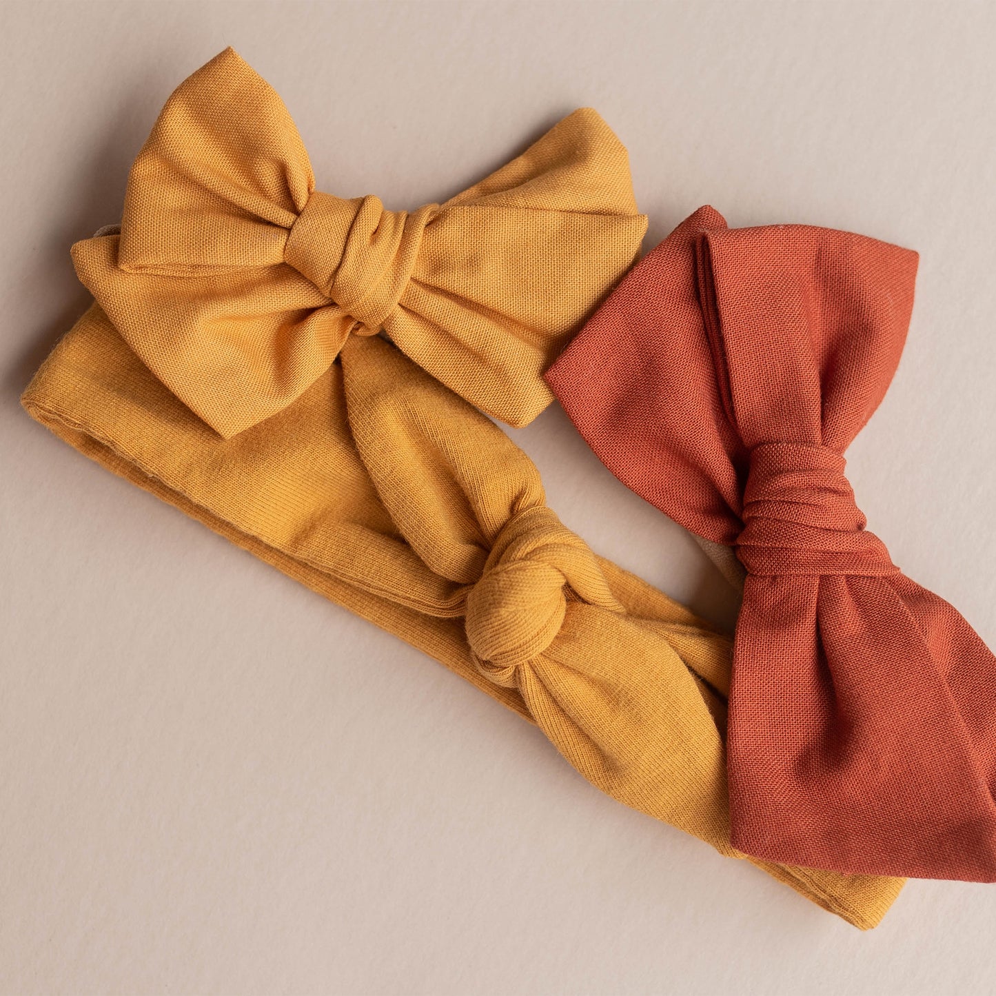 Baby bows for Fall.