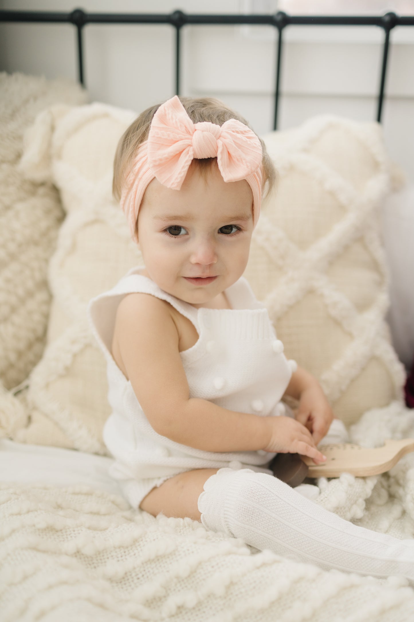Baby romper and tights.