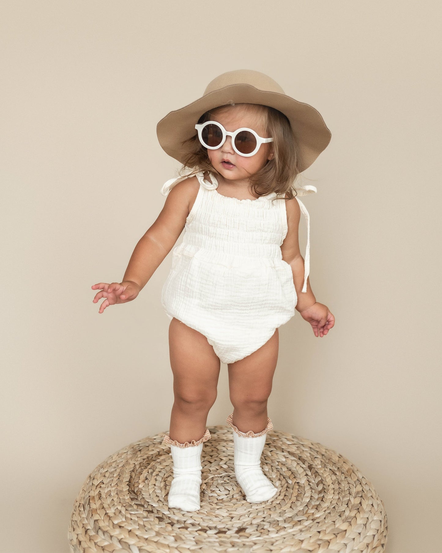 Emily Romper | White