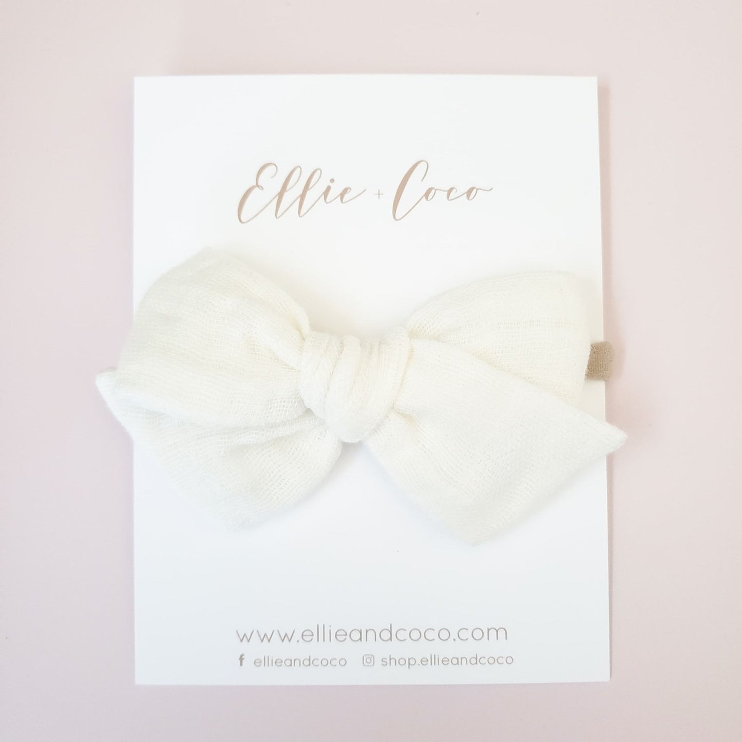 white baby headband for baptism