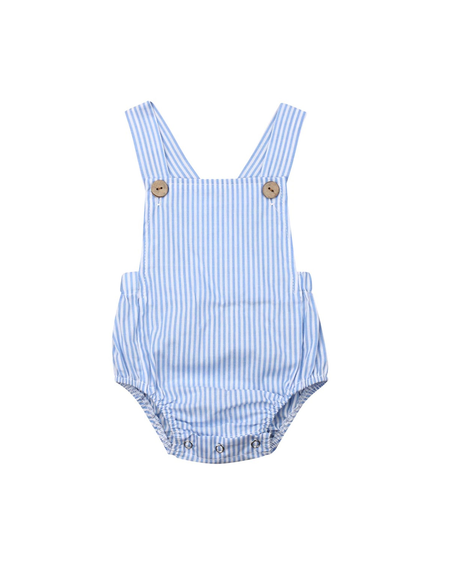 Baby Romper | Blue Stripe