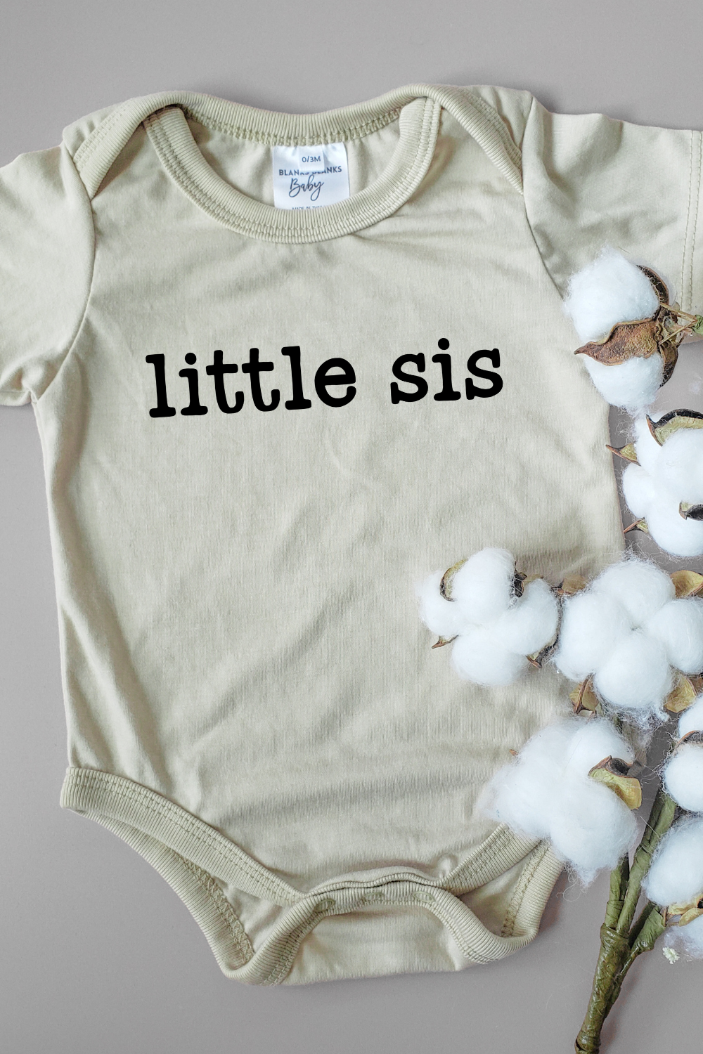 little sis baby onesie