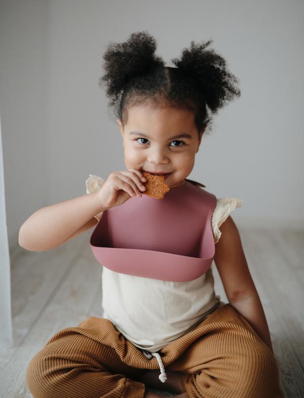 Silicone Baby Bib | Caramel