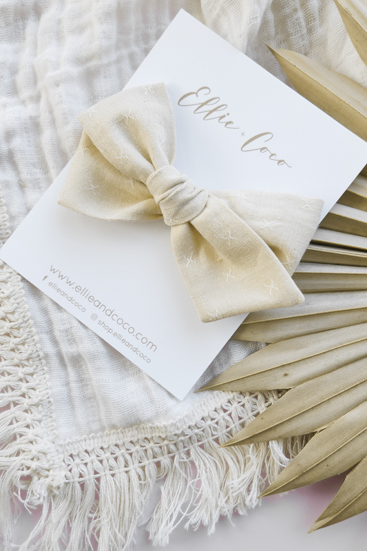 x cream baby bow headband hairclip