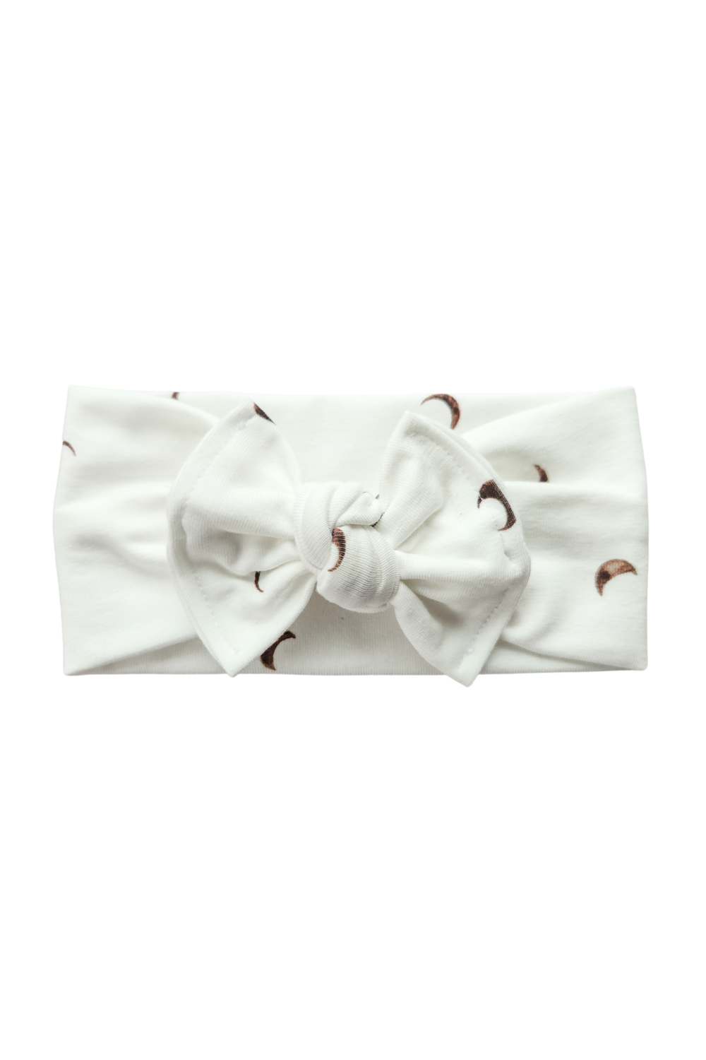 brown moon baby headband