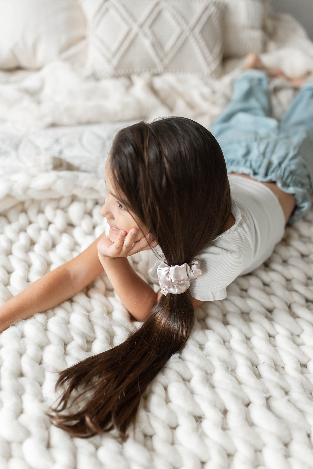 Velvet Toddler Scrunchie