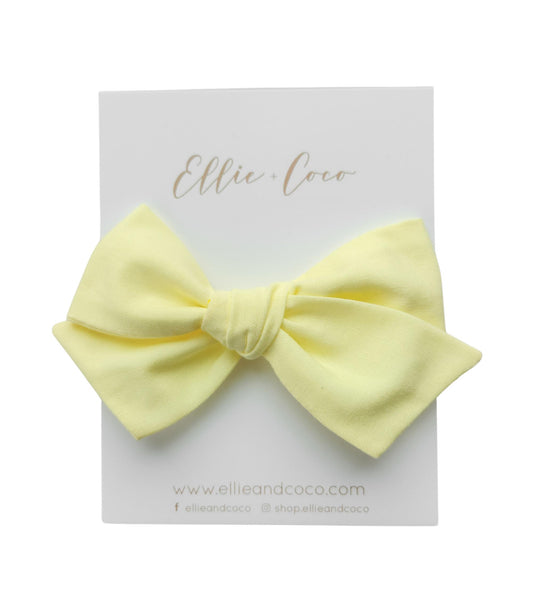 baby headband light yellow