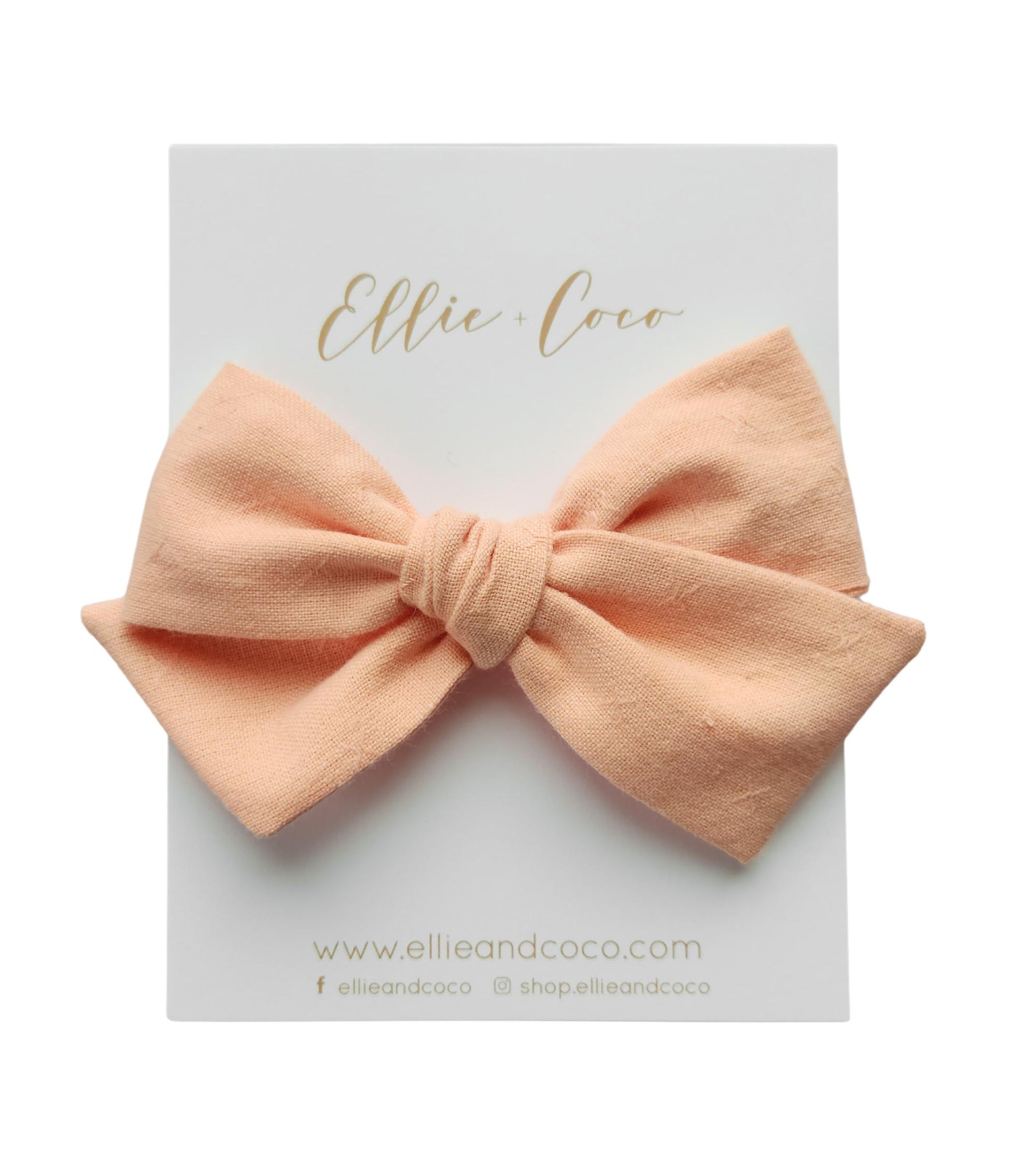 peach headband for baby