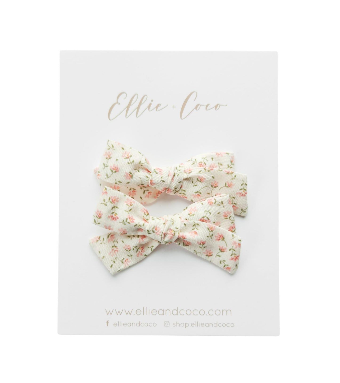 pink baby flower hair clips