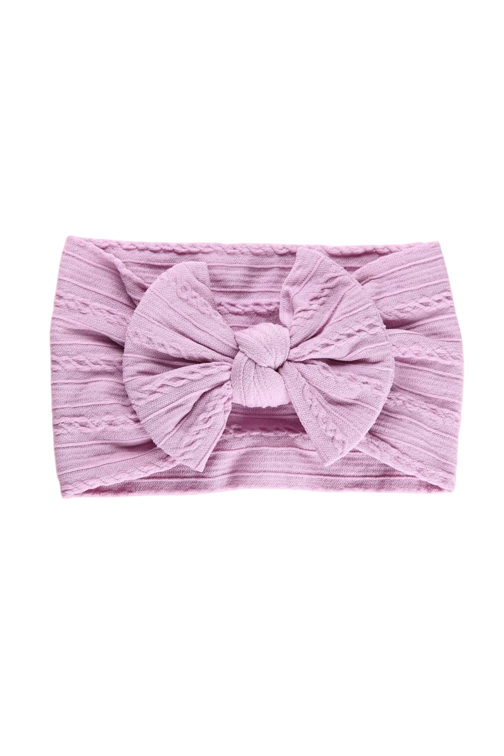 Cable Knit Headwrap | Lilac