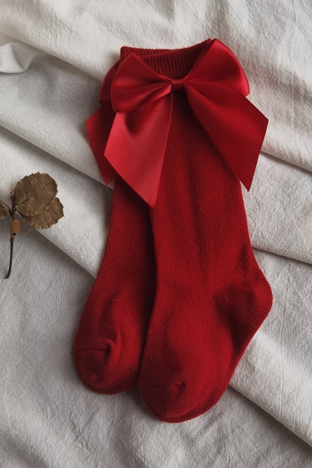 Knee High Bow Socks | 4 Colours Available
