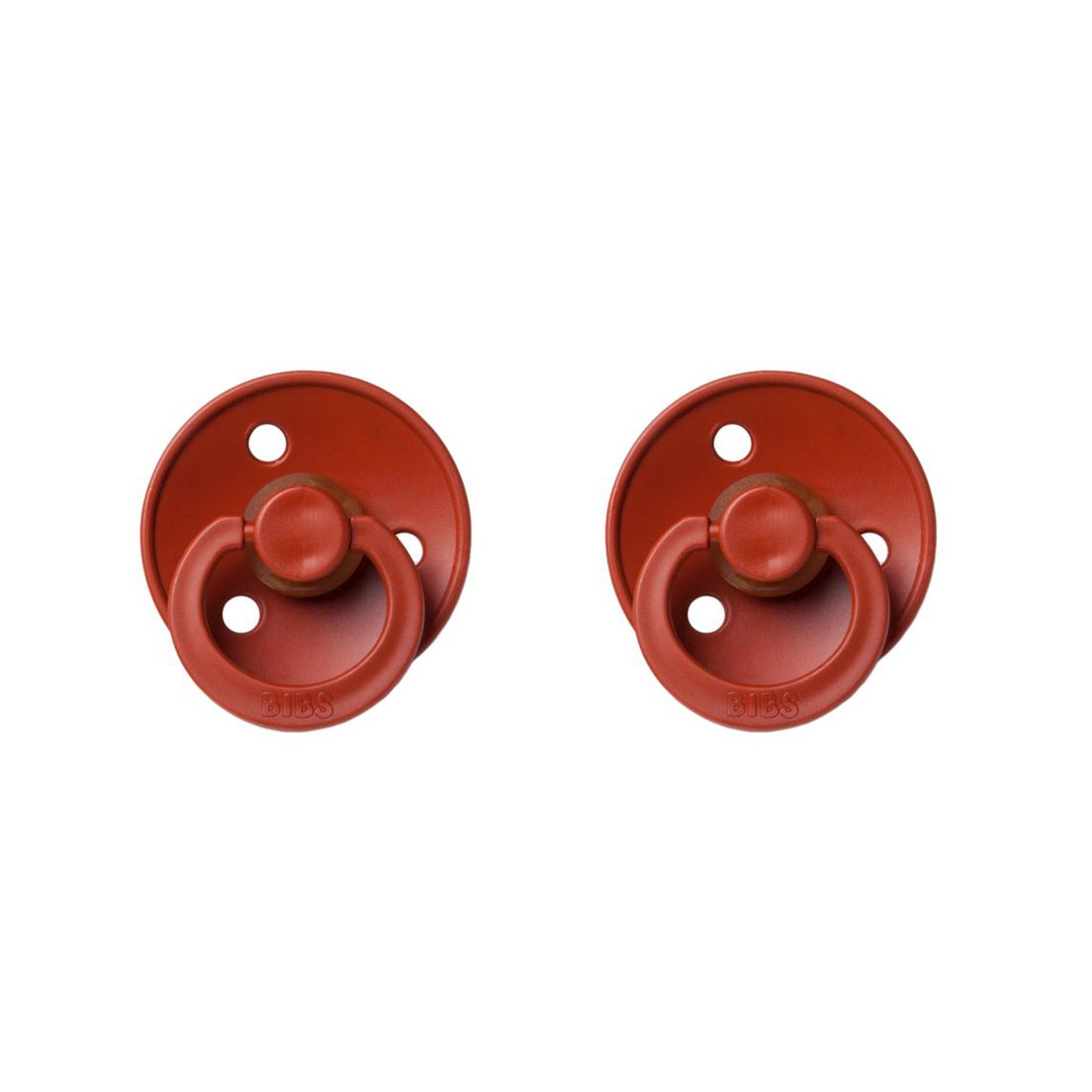 rust red bibs baby pacifier soother