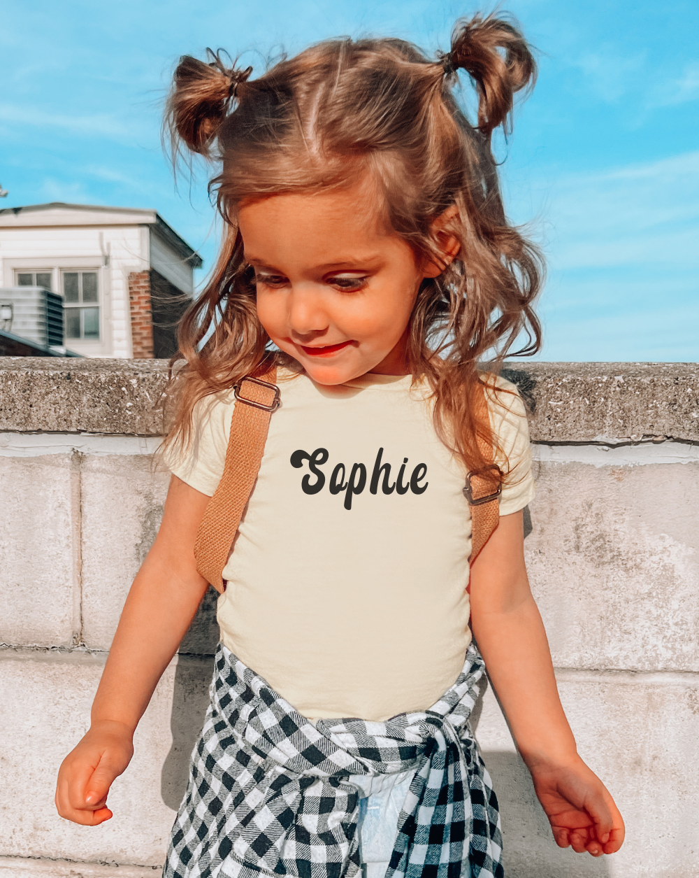 toddler girl t shirt with name