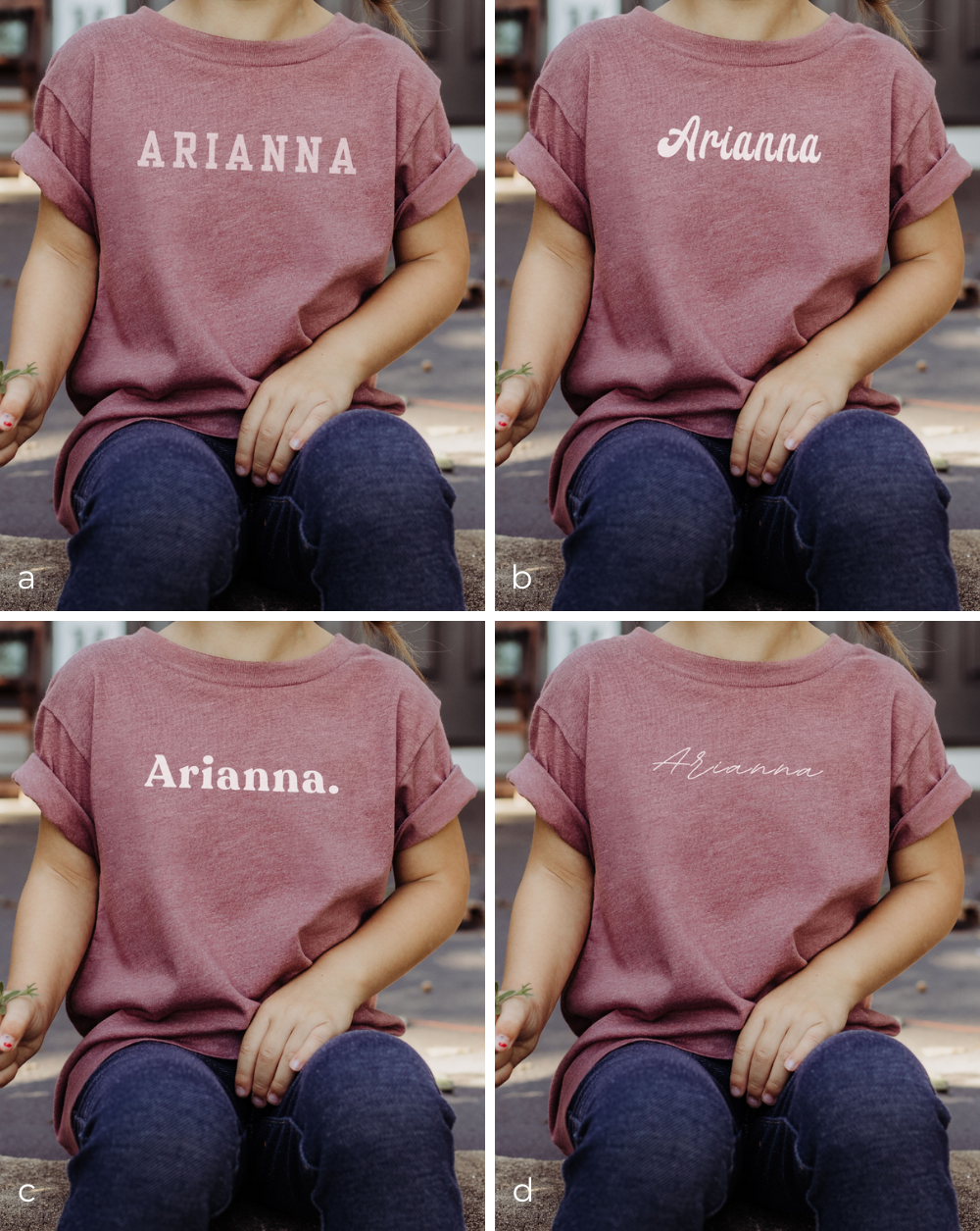 toddler girl t shirt with name