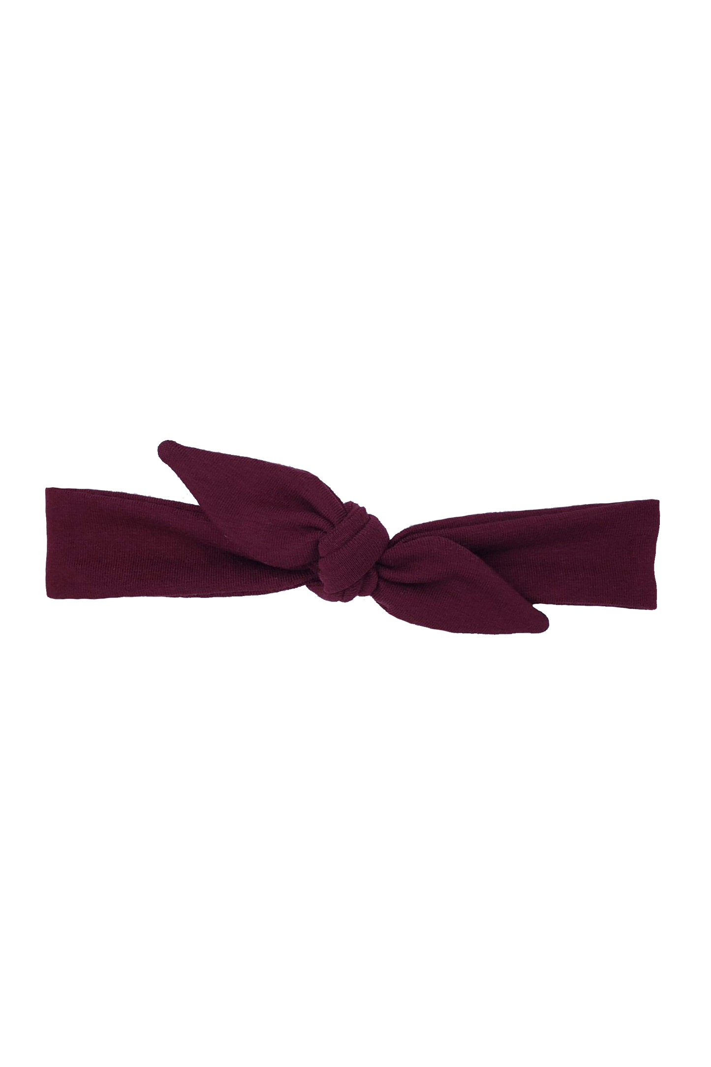 burgundy baby headband