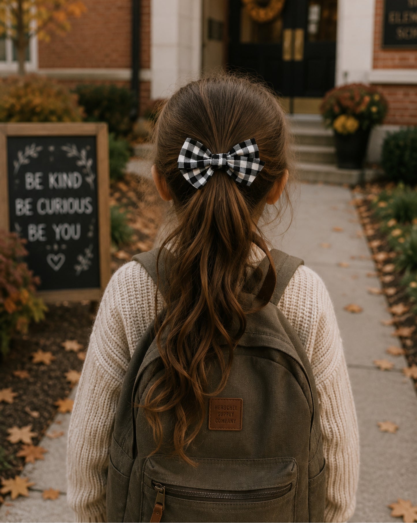 hair clip for back to school outfit