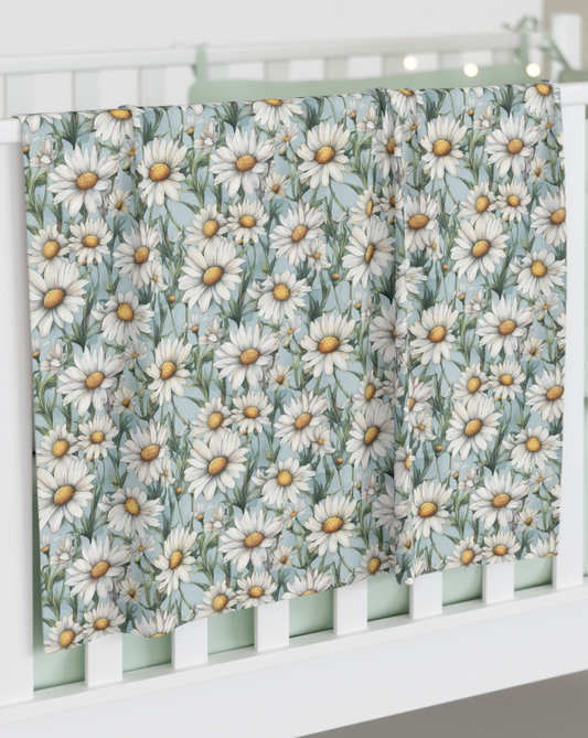 daisy floral swaddle baby blanket