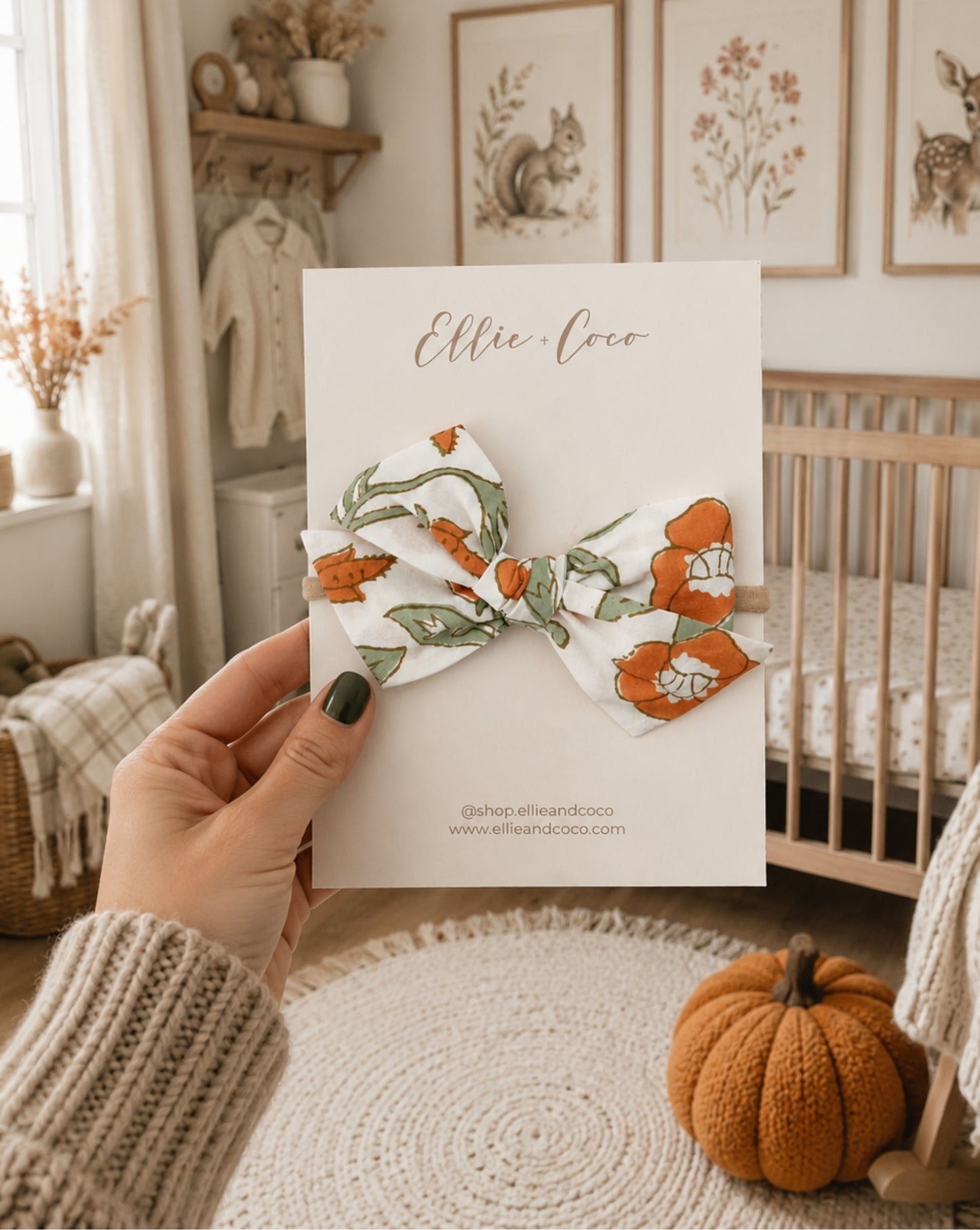 October Bloom Oversize Bow