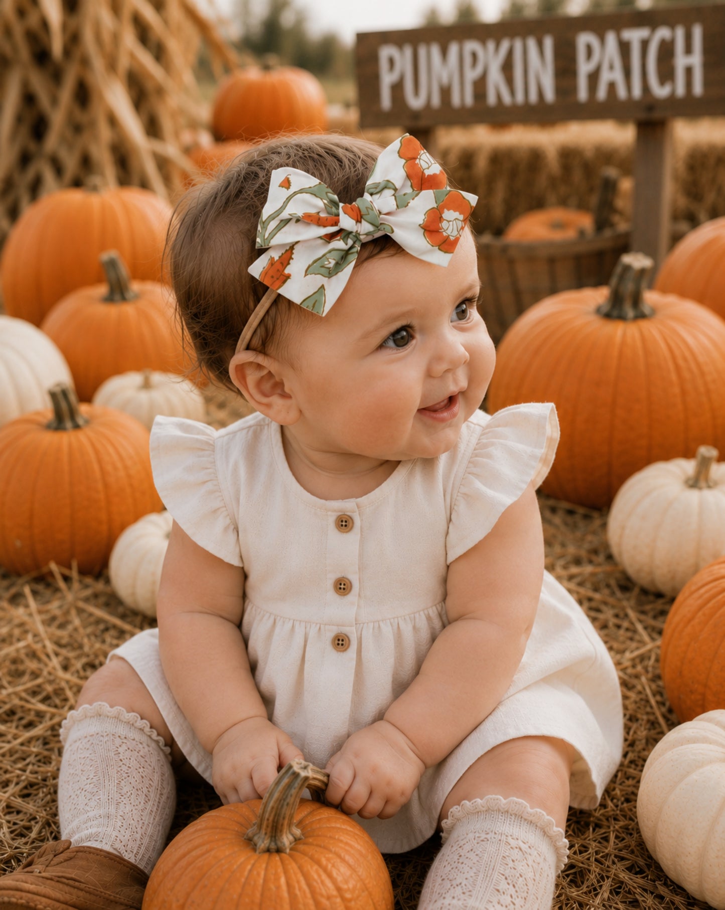 October Bloom Oversize Bow