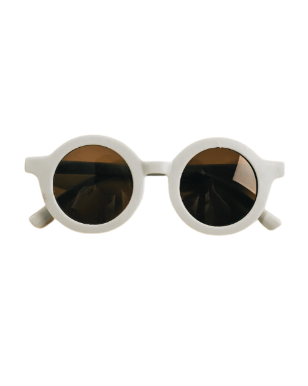 retro round gray toddler sunglasses