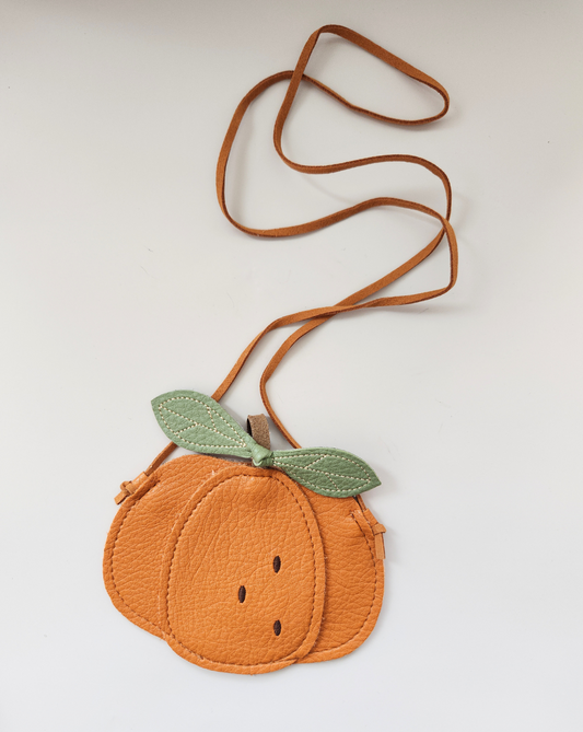 cute fall pumpkin purse for toddler girl 