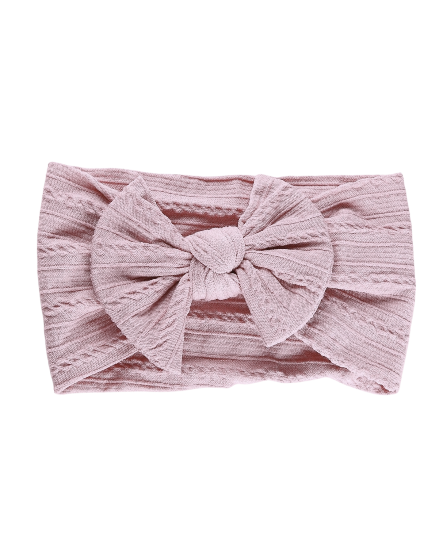 purple rose big bow stretchy baby headwrap