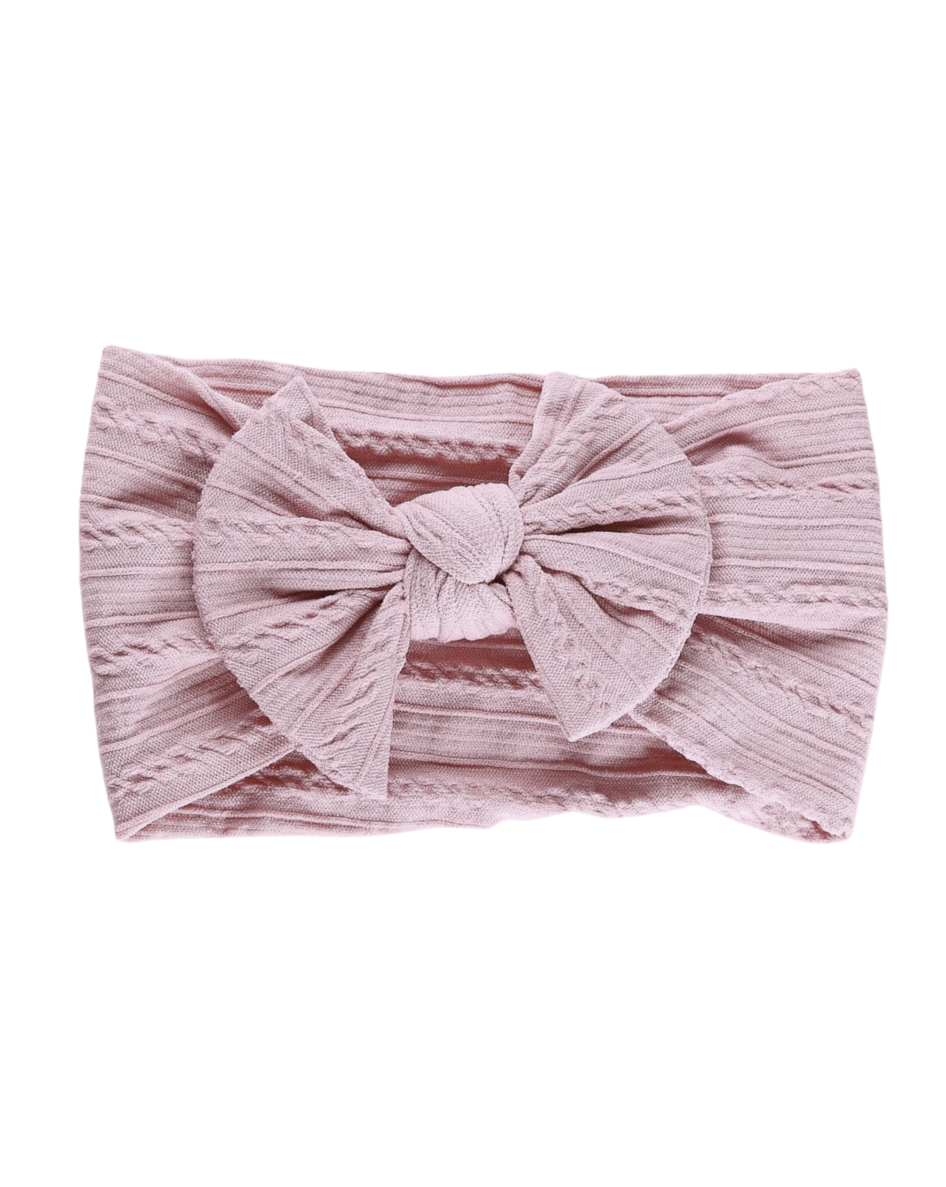 purple rose big bow stretchy baby headwrap