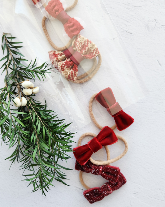 Christmas Pigtail Elastics