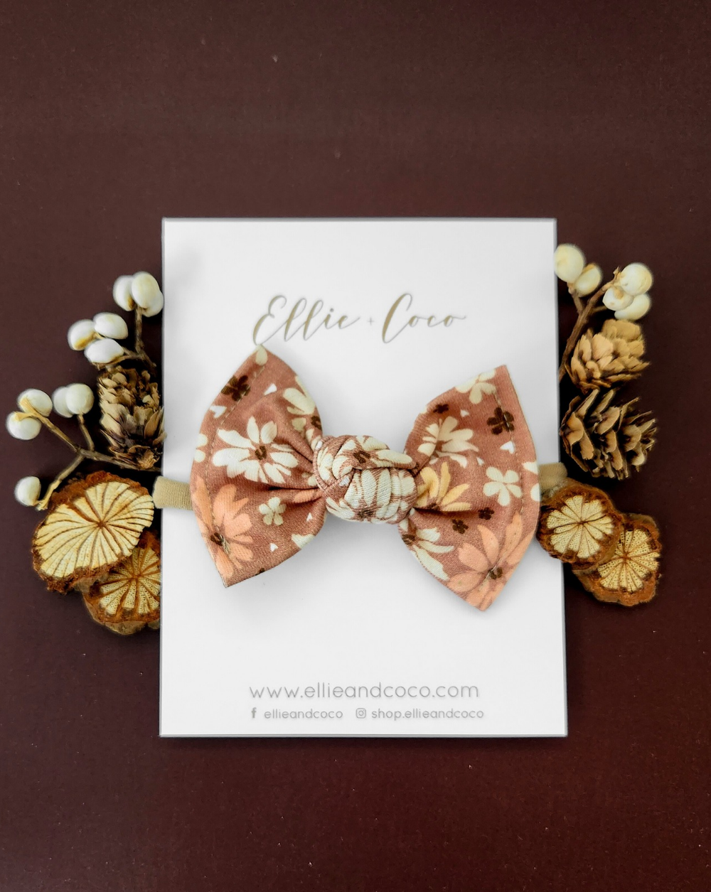 Knot Bow | Retro Daisies