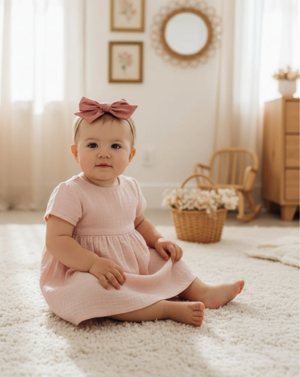 Rose Oversize Bow