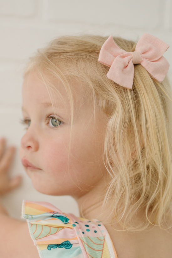 Baby Hair Clip with Bow, Toddler Pigtail Bow Clips, Bow Sets Canada Ellie and Coco