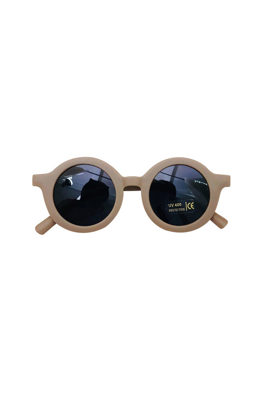 brown retro baby sunglasses