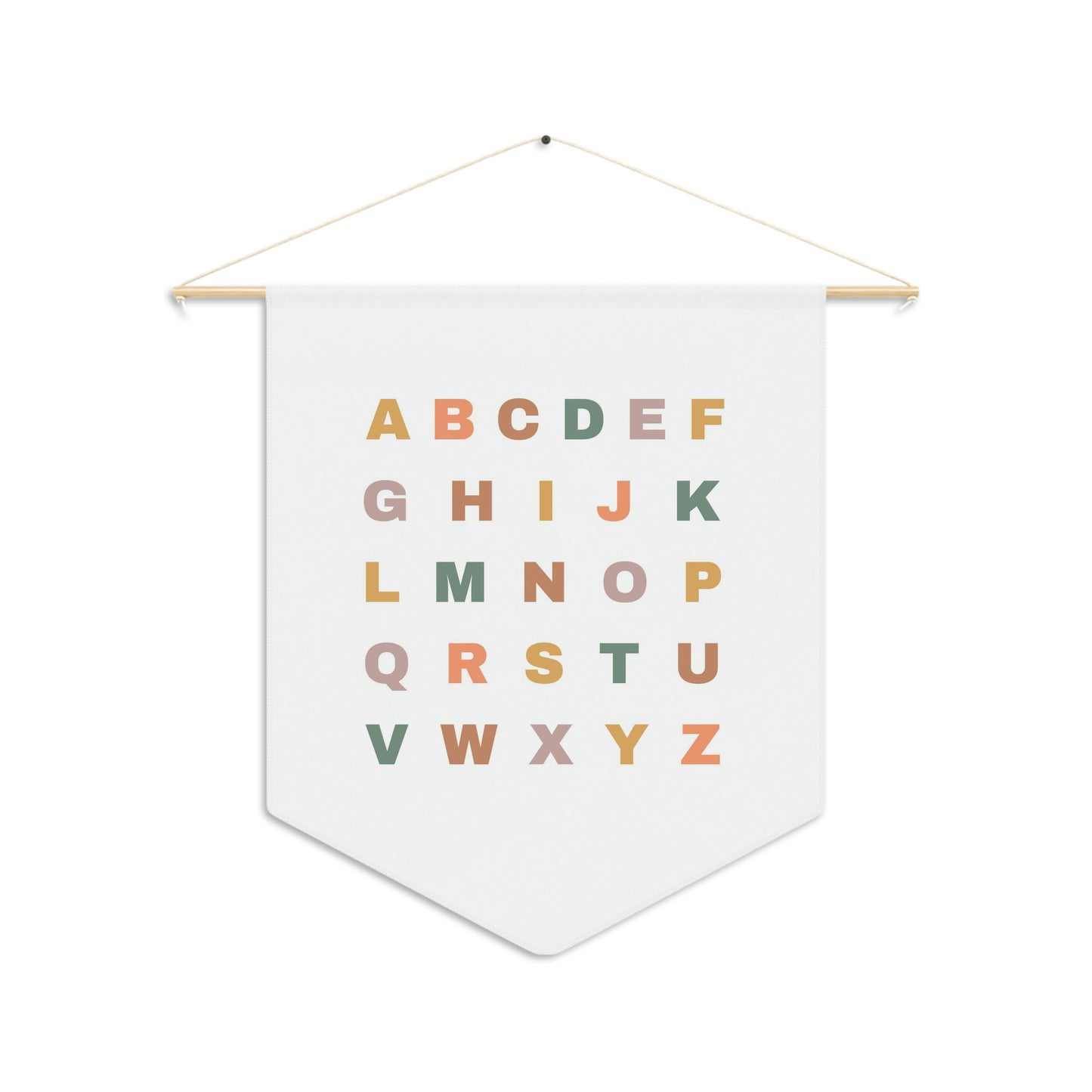 alphabet banner for kids playroom