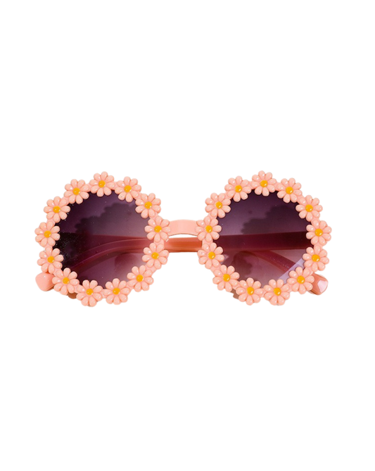 peach daisy sunglasses for kids