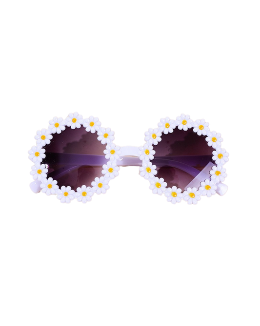 white daisy sunglasses for kids
