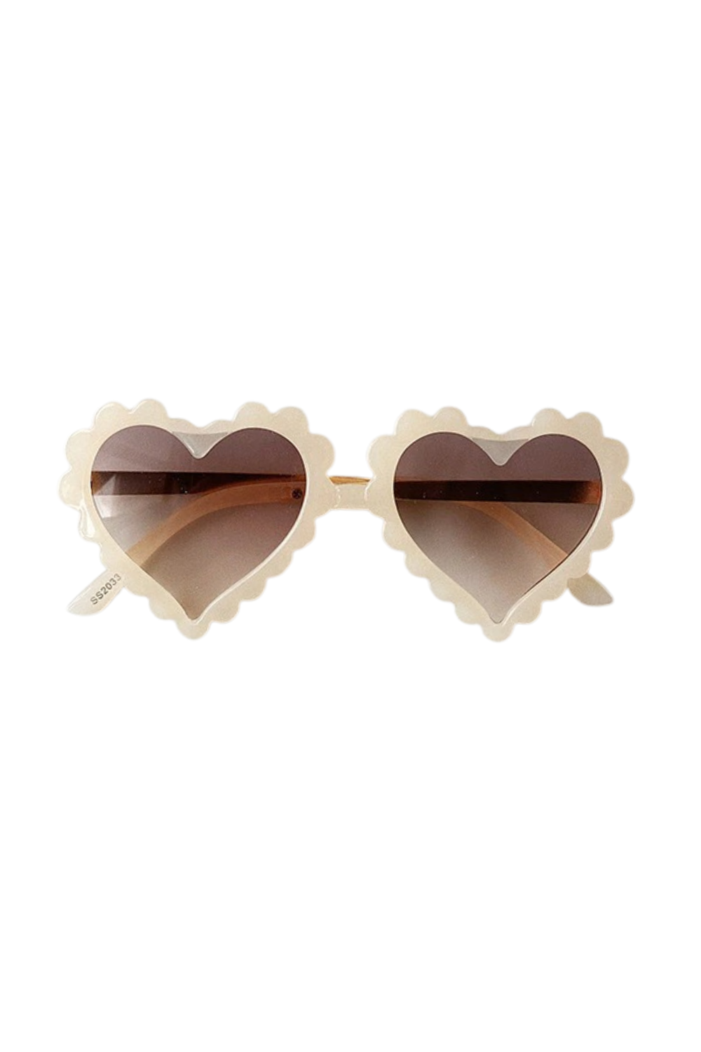 white heart baby sunglasses