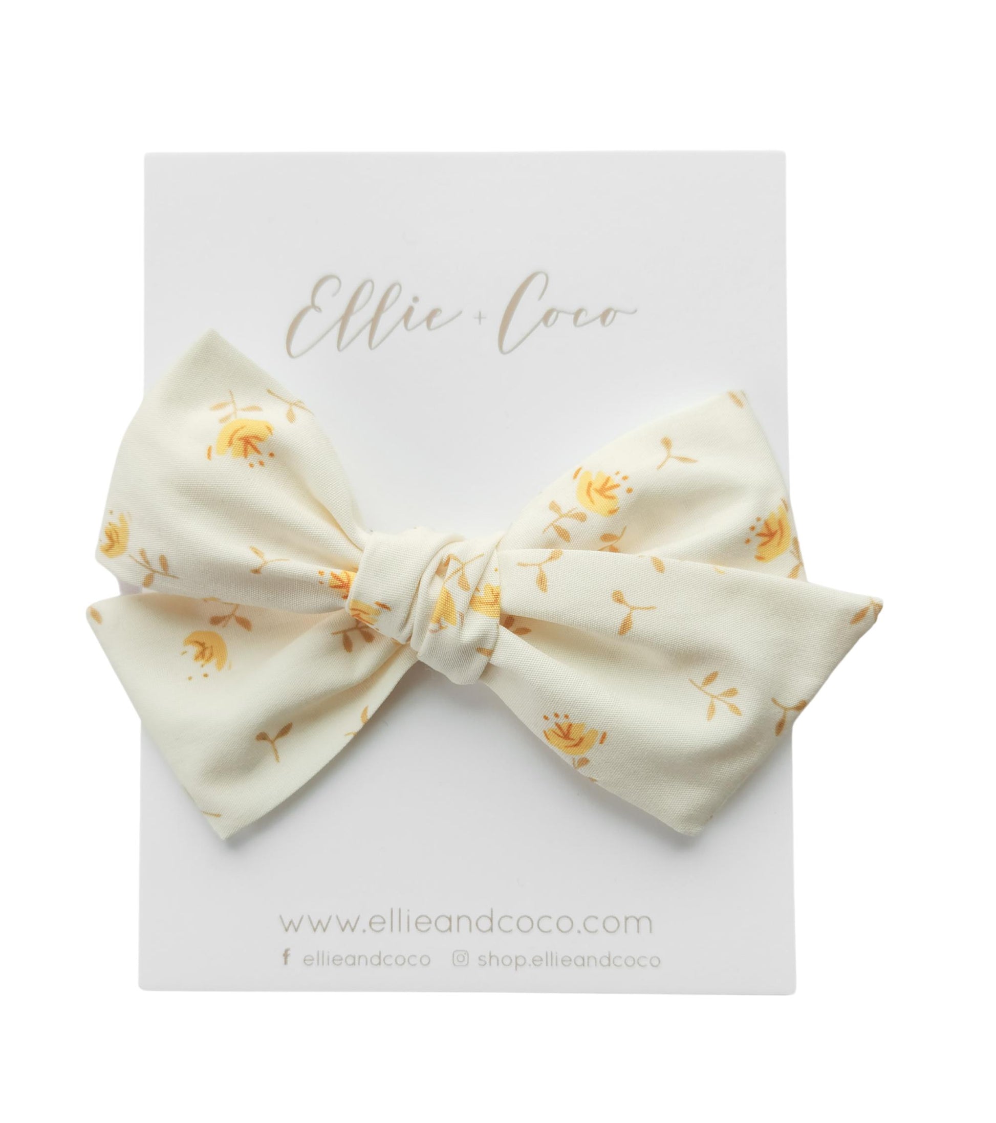 yellow baby headband flower